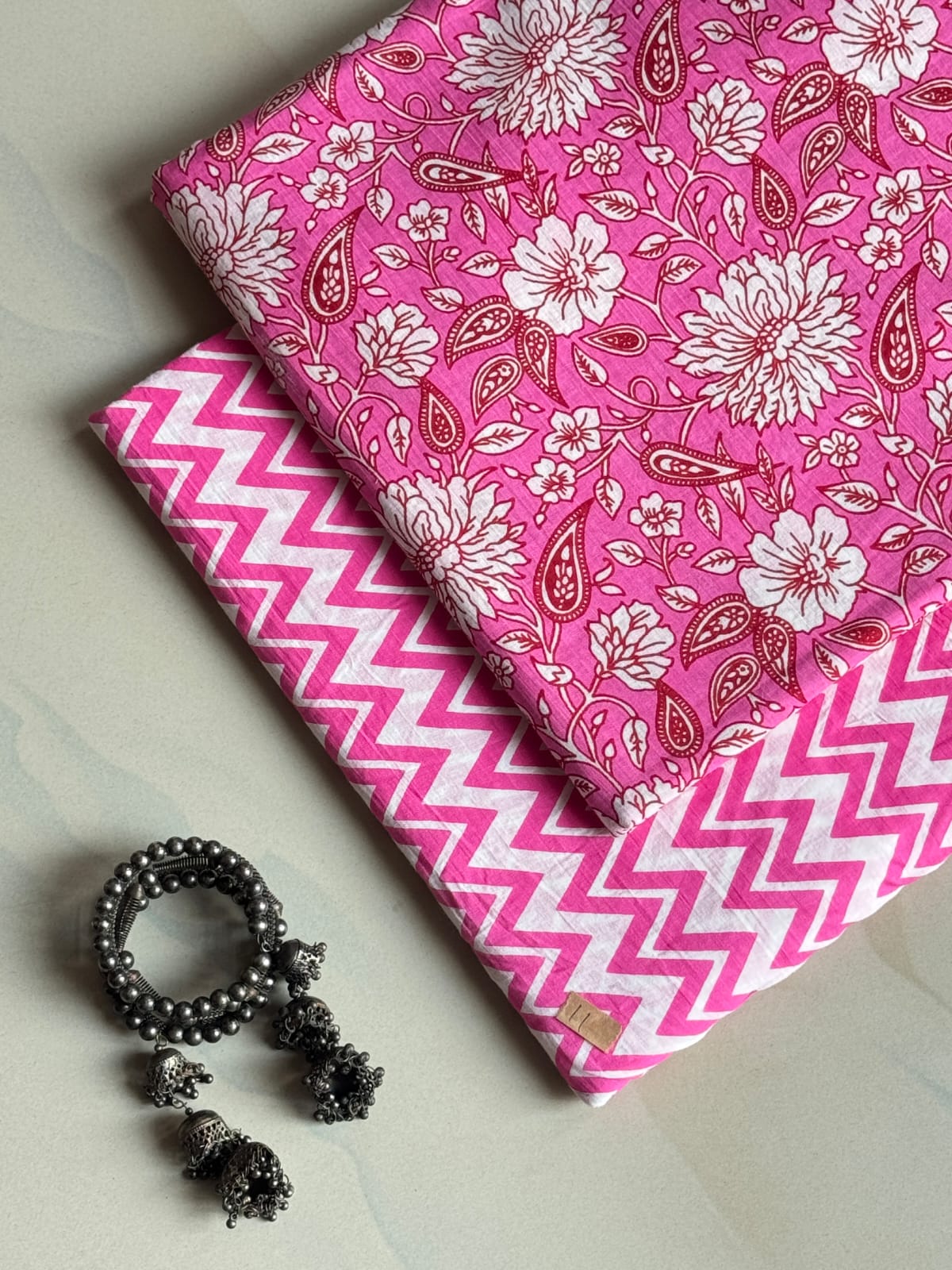Hand Block Printed Pure Cotton Combo Set