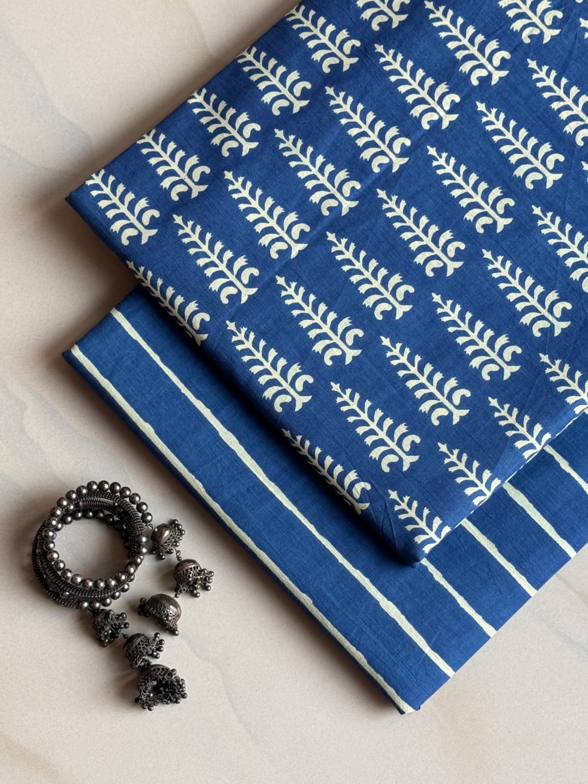 Hand Block Printed Pure Cotton Combo Set