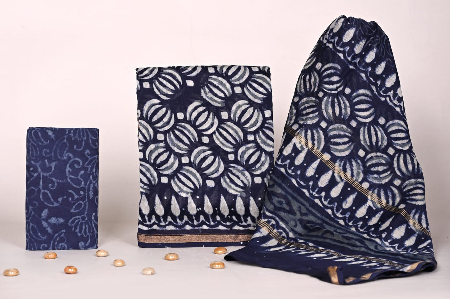Chanderi Silk Suit Set