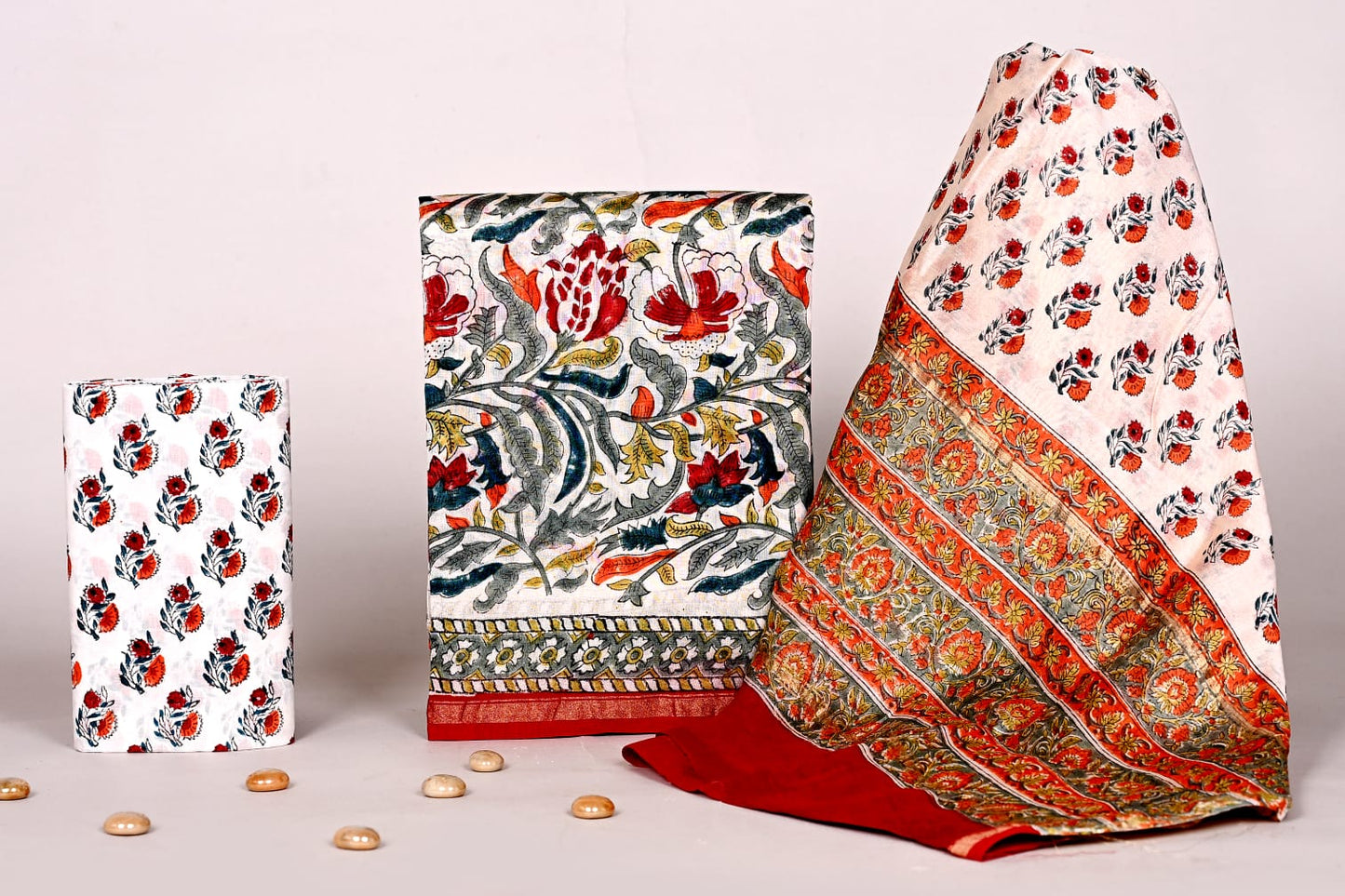 Chanderi Silk Suit Set