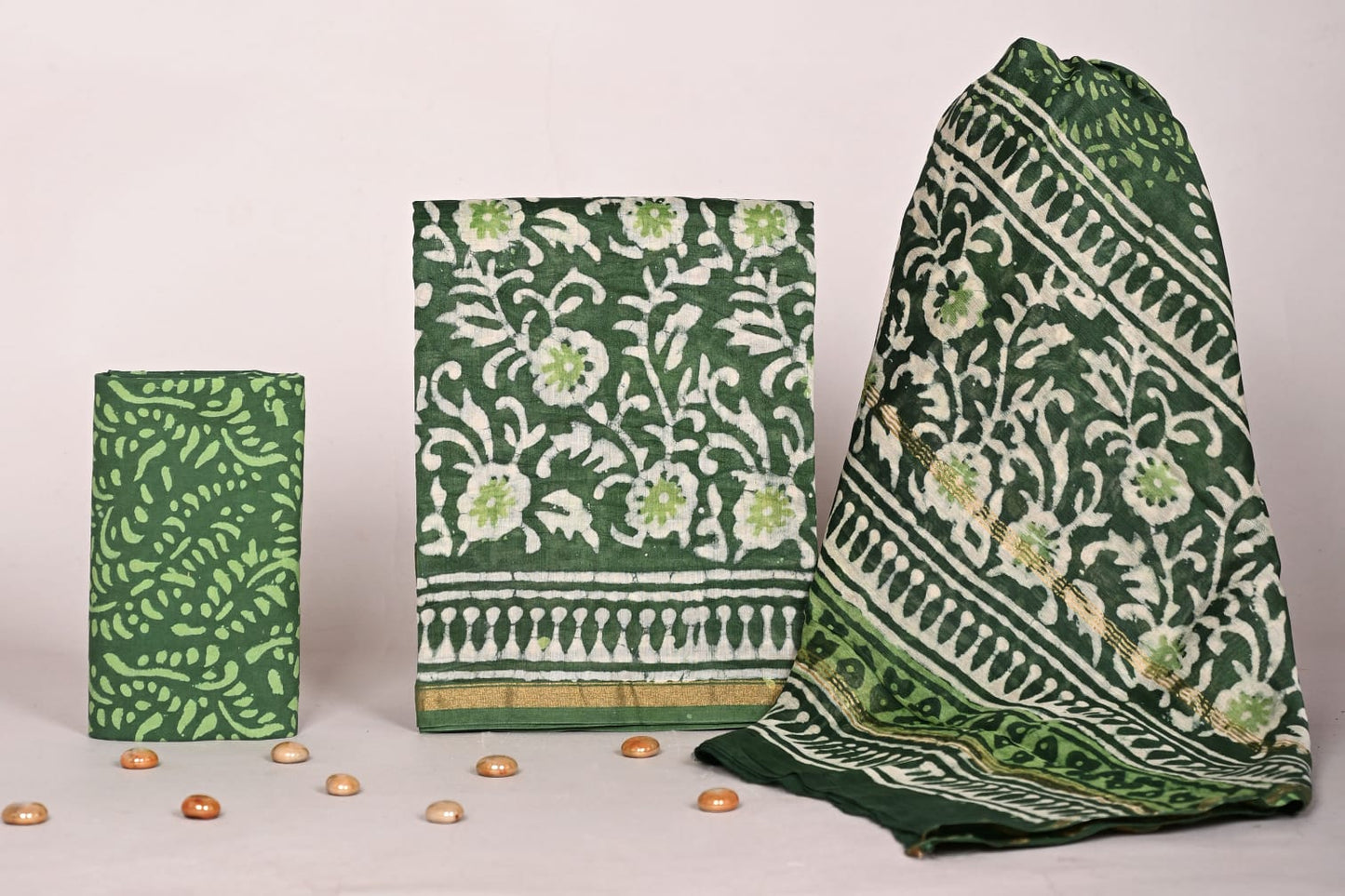 Chanderi Silk Suit Set