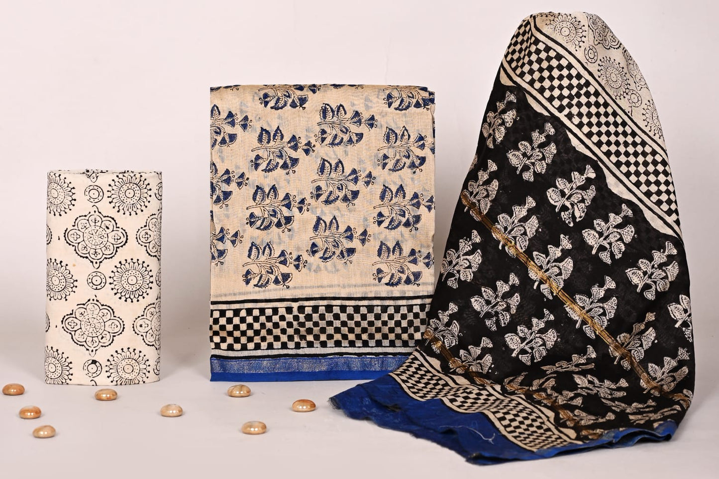 Chanderi Silk Suit Set