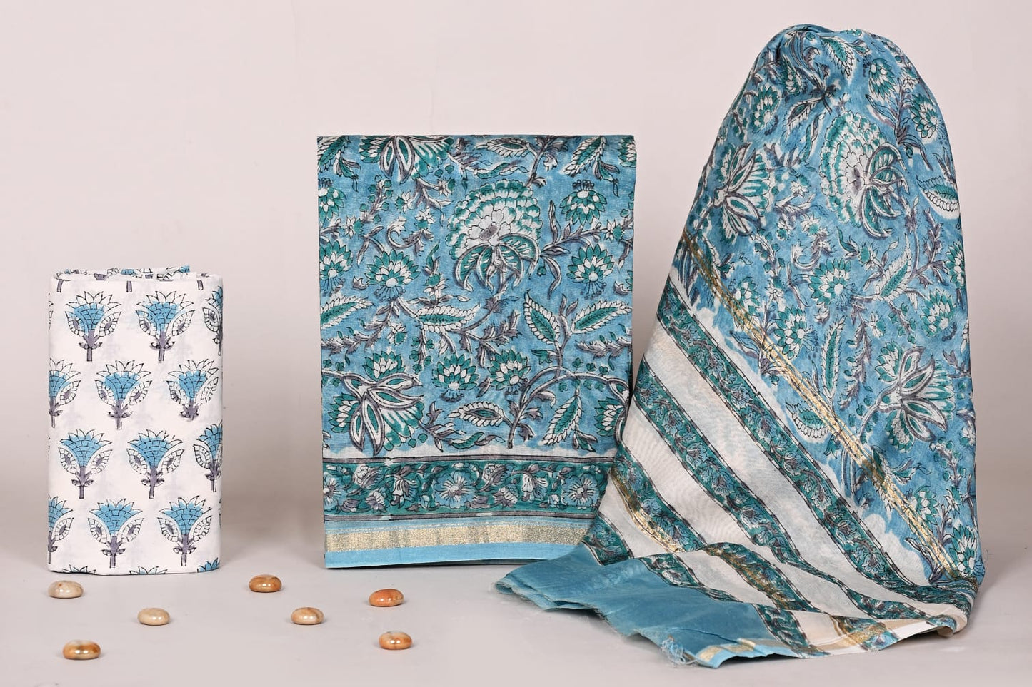 Chanderi Silk Suit Set