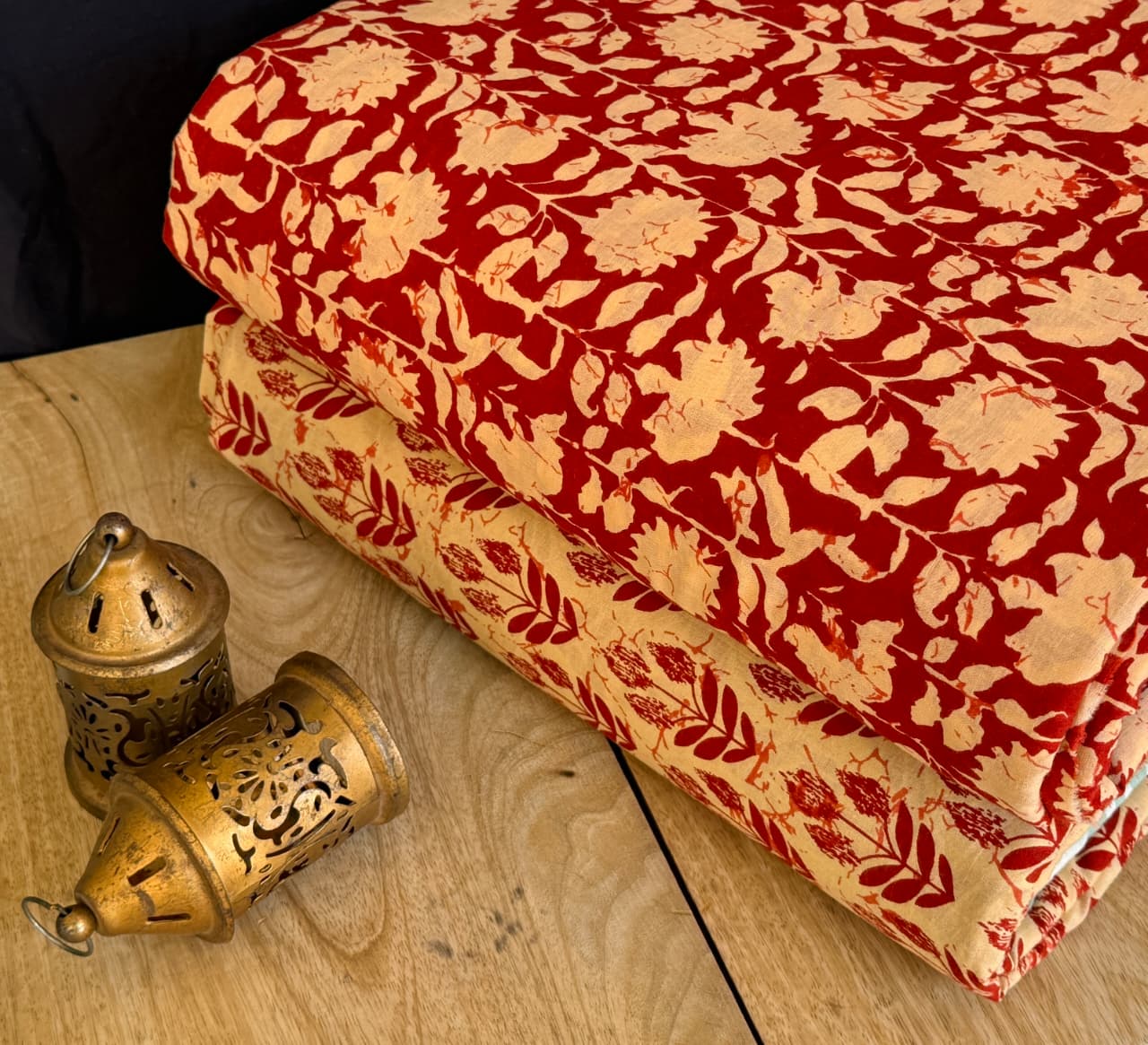 Jaipuri Printed Cotton Dress Material Set for Women