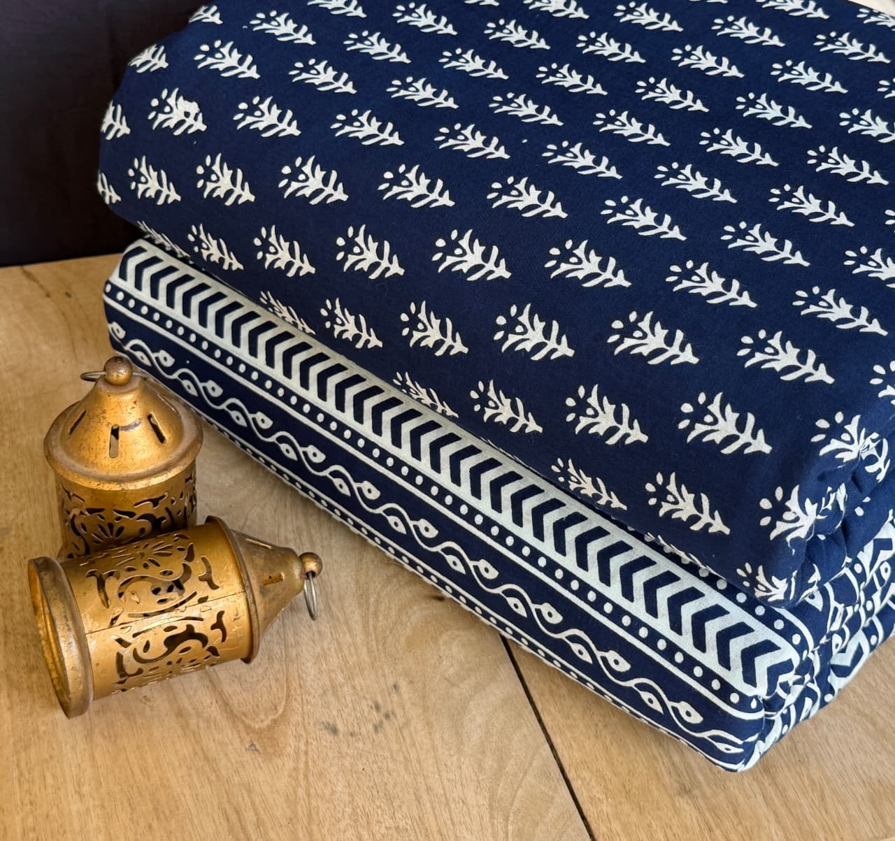 Jaipuri Printed Cotton Dress Material Set for Women