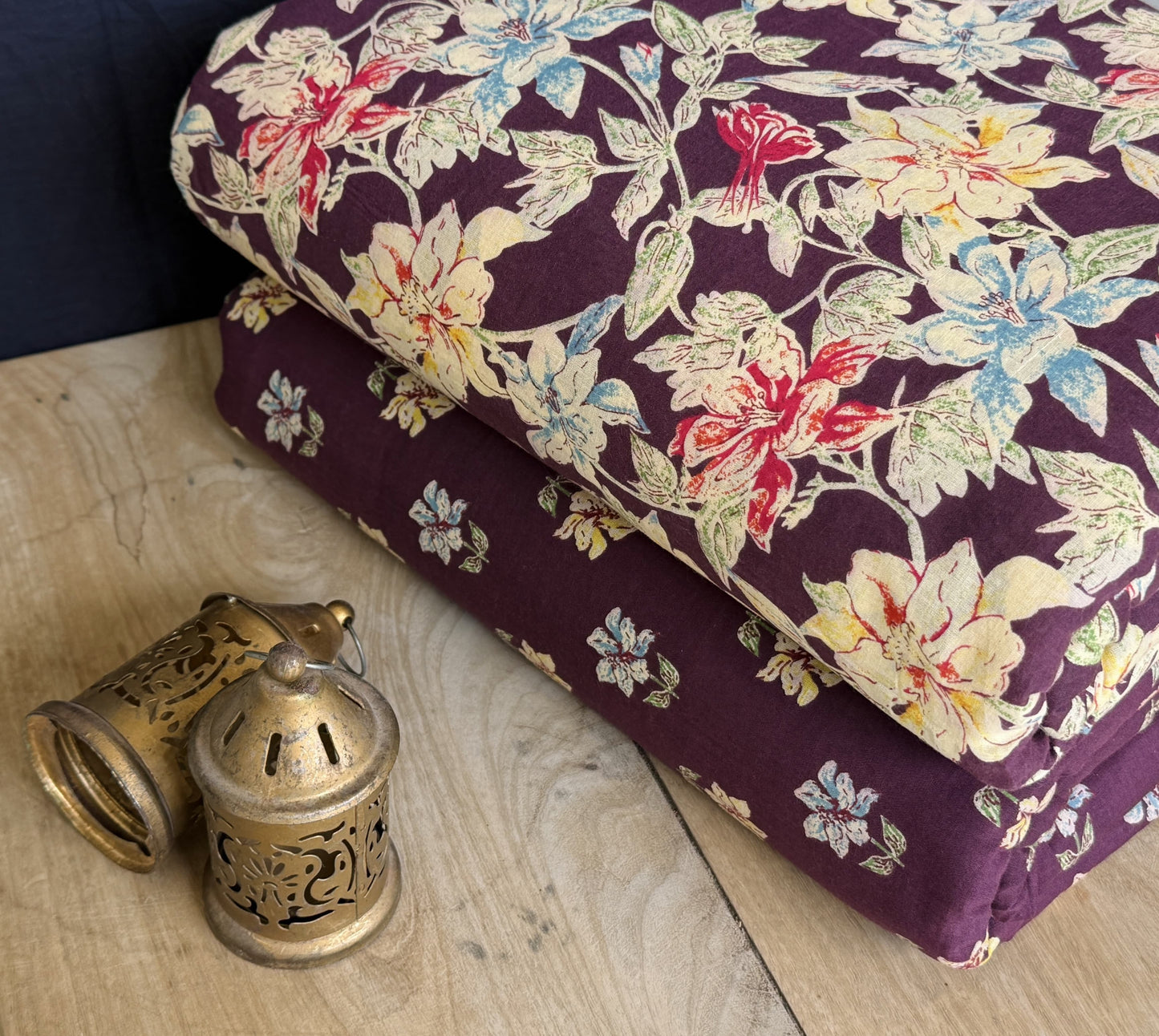 Jaipuri Printed Cotton Dress Material Set for Women