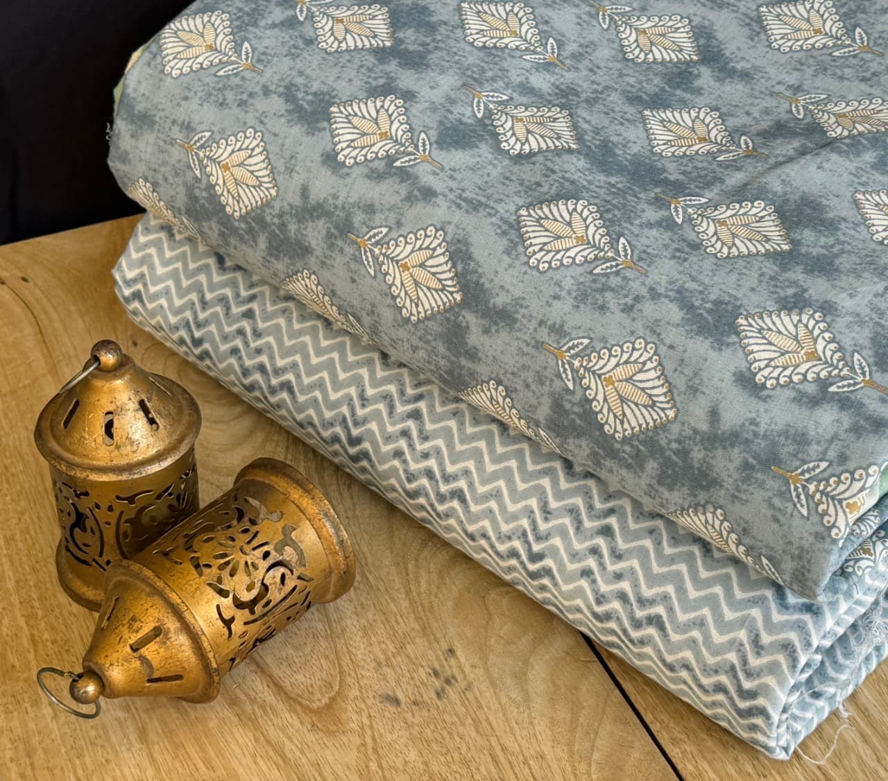 Jaipuri Printed Cotton Dress Material Set for Women