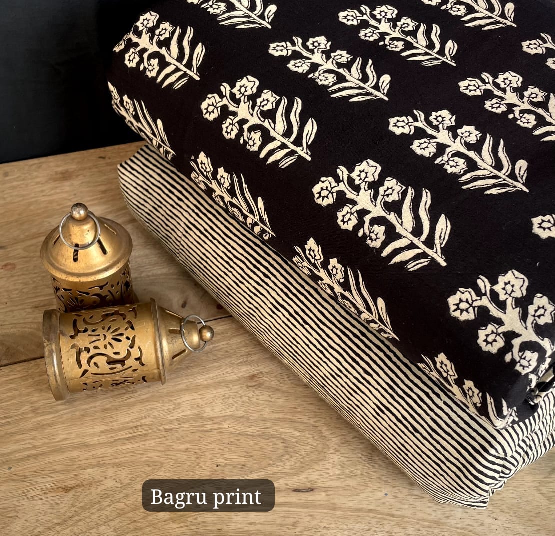 Jaipuri Printed Cotton Dress Material Set for Women