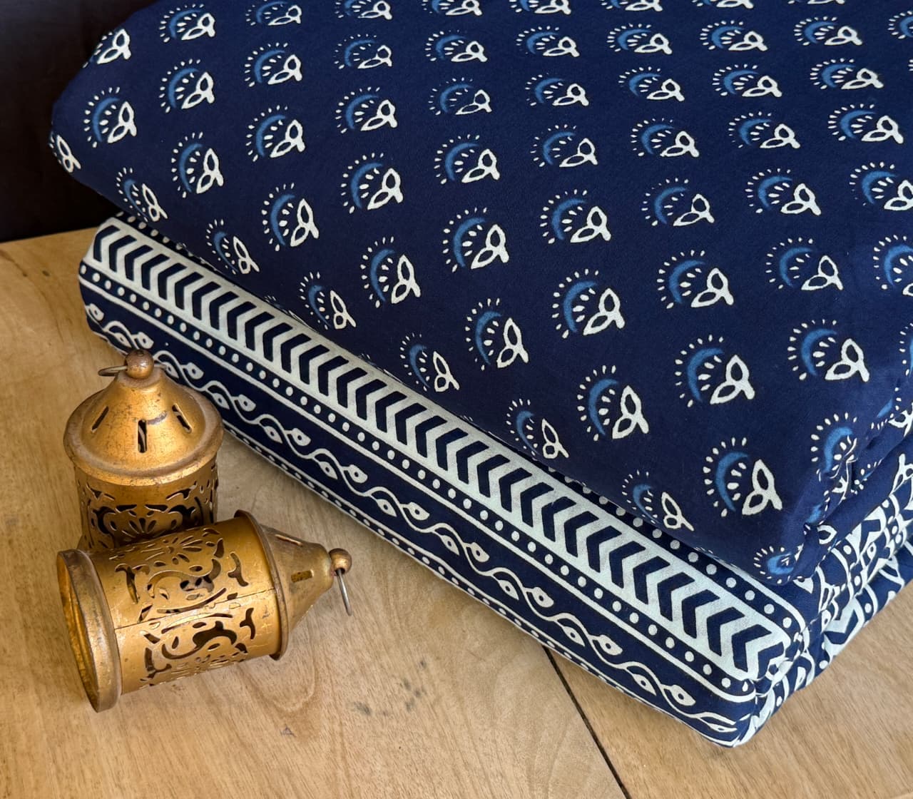 Jaipuri Printed Cotton Dress Material Set for Women