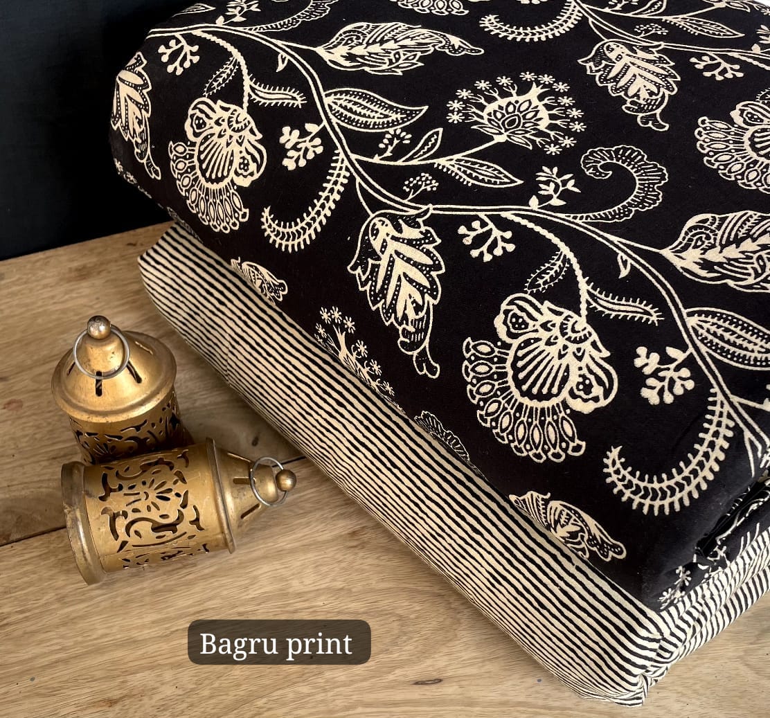 Jaipuri Printed Cotton Dress Material Set for Women