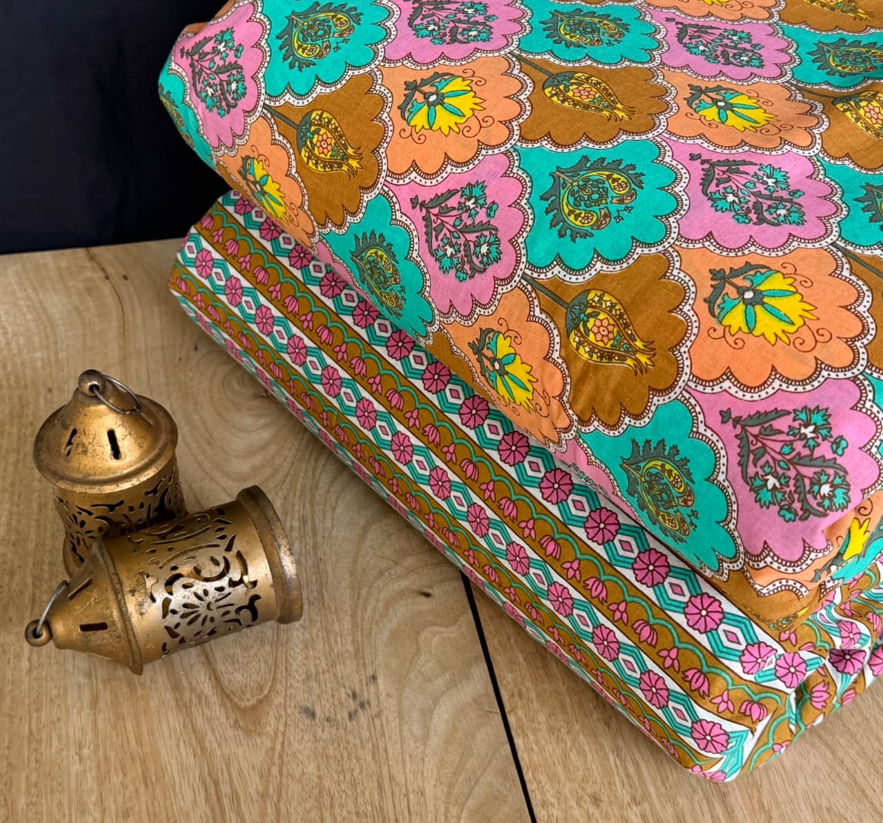 Jaipuri Printed Cotton Dress Material Set for Women