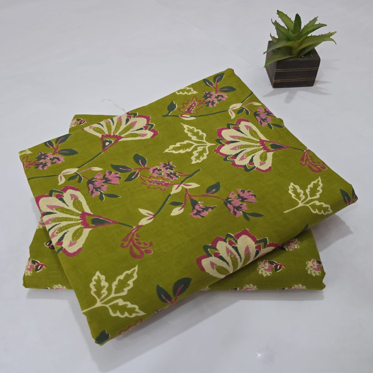 Cotton Combo Suit Set with Hand Block Print