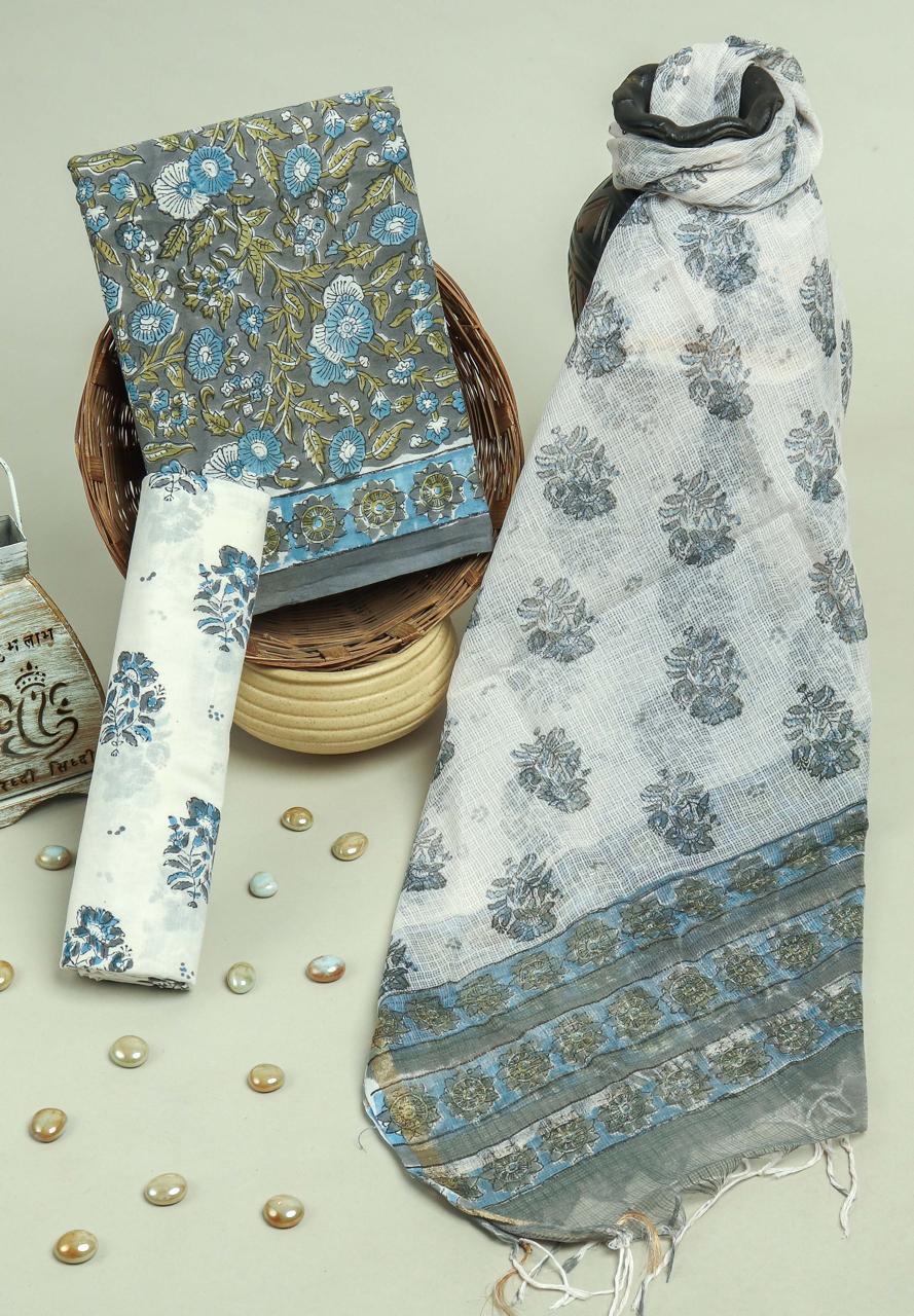 Kota Doriya Dupatta Cotton Suit Set