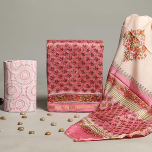 Maheshwari Silk Suit Set