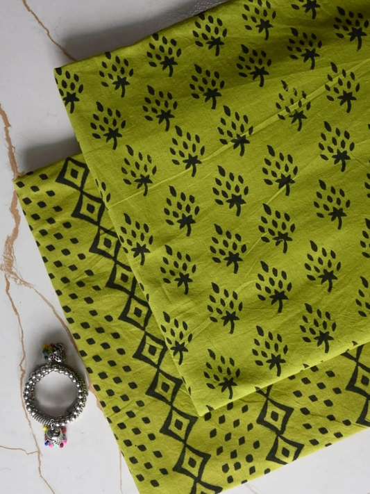 Hand Block Printed Pure Cotton Combo Set