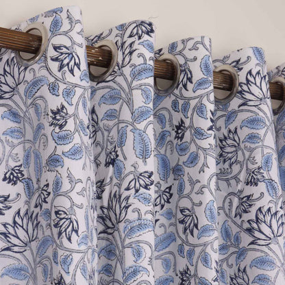 Neeli Bel hand block printed curtains - Heritagewear
