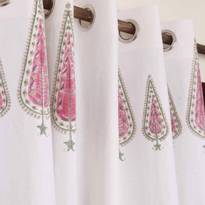 Madhu hand block printed curtains - Heritagewear