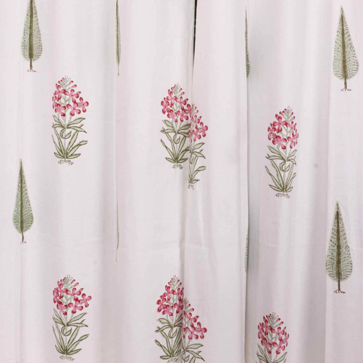 Asmi hand block printed curtains - Heritagewear