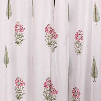 Asmi hand block printed curtains - Heritagewear