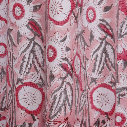 Mallika hand block printed curtains - Heritagewear