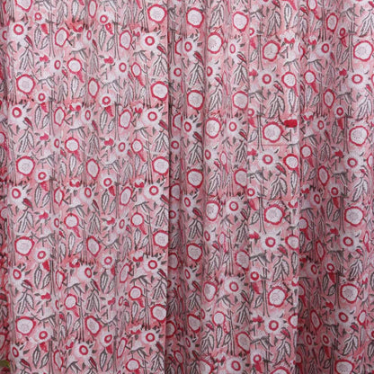 Mallika hand block printed curtains - Heritagewear