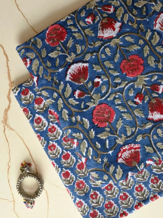 Hand Block Printed Pure Cotton Combo Set