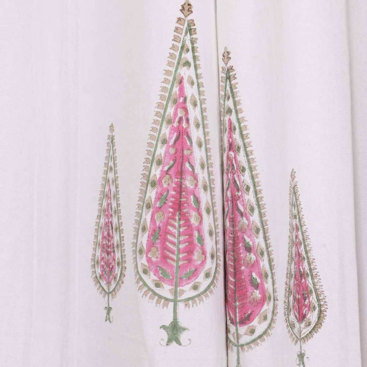 Madhu hand block printed curtains - Heritagewear