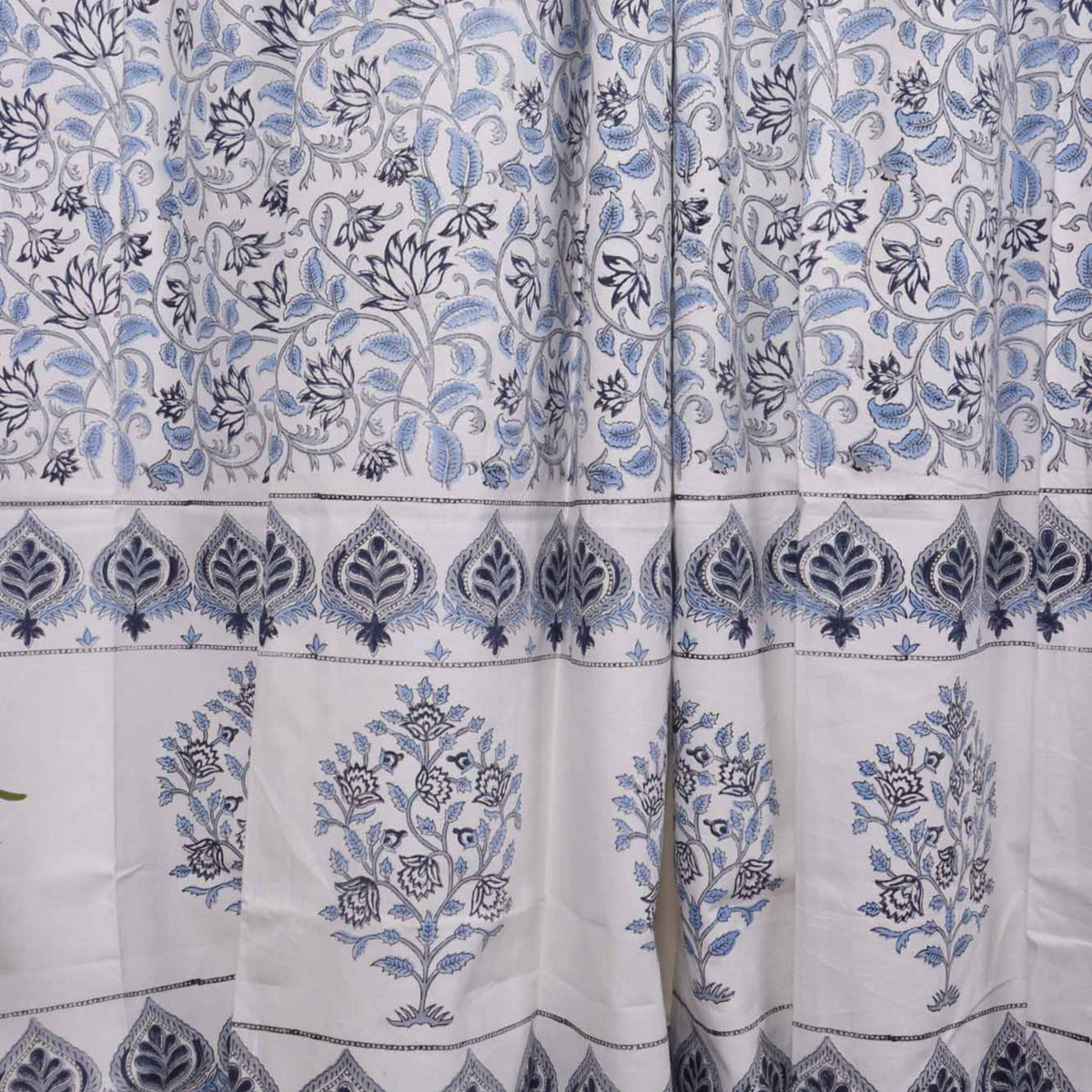 Neeli Bel hand block printed curtains - Heritagewear