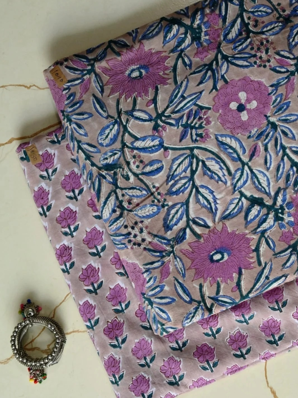 Hand Block Printed Pure Cotton Combo Set
