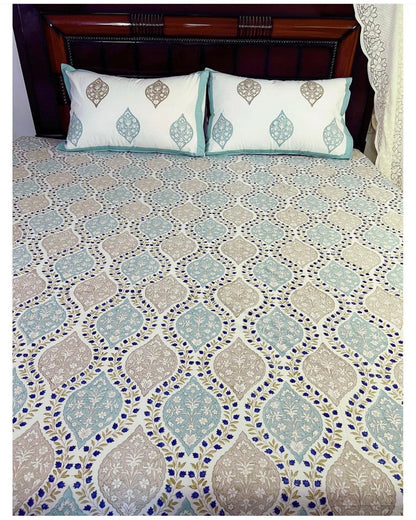 Jaipur Jewel cotton bedsheet set - Heritagewear