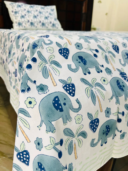 Baby Bella cotton bedsheet set - Heritagewear