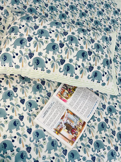 Baby Bella single cotton bedsheet set - Heritagewear