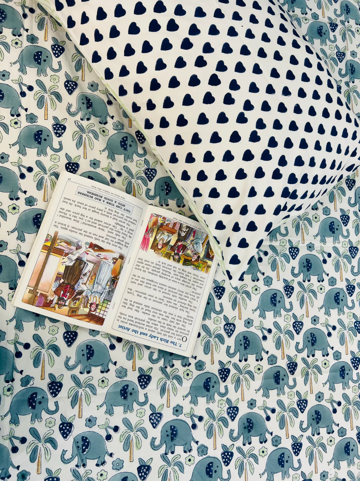 Baby Bella cotton bedsheet set - Heritagewear