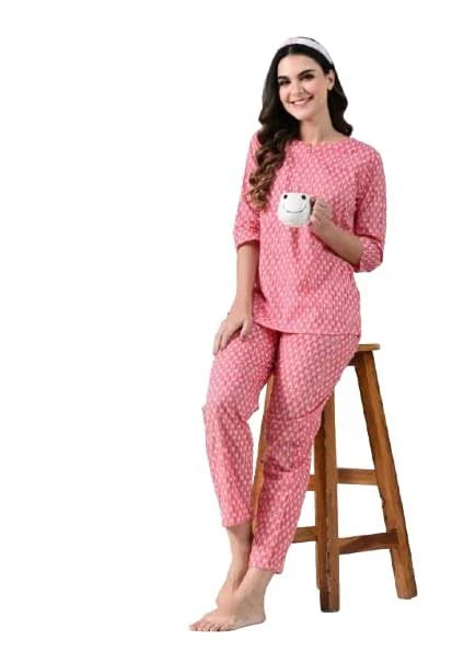 Bannos Swagger Women Printed Night suit