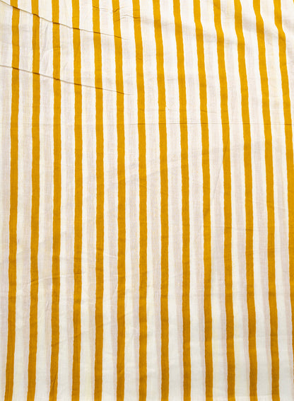 Pure Cotton Cambric Mix And Match Yellow Color Block Print Fabric.