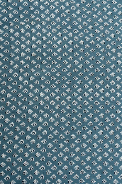 Pure Cotton Cambric Mix And Match Shades Of Grey Color Block Print Fabric.