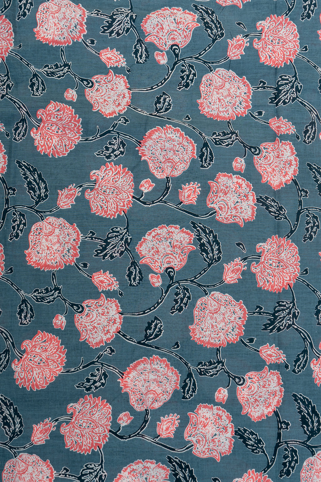 Pure Cotton Cambric Mix And Match Shades Of Grey Color Block Print Fabric.