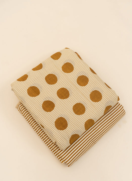 Pure Cotton Cambric Mix And Match With Dupatta Mustad Color Screen Print Fabric.