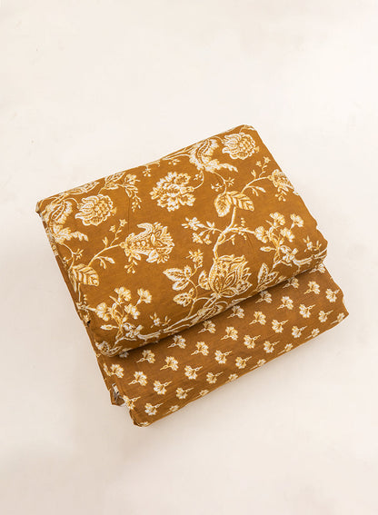 Pure Cotton Cambric Mix And Match Mustad Color Block Print Fabric.