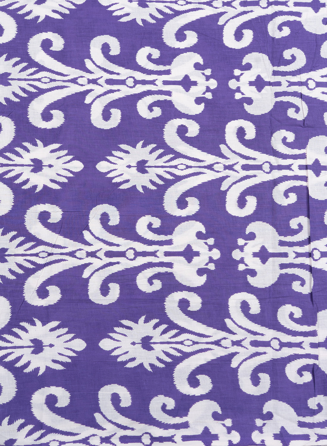 Pure Cotton Cambric Mix And Match Purple Color Block Print Fabric.