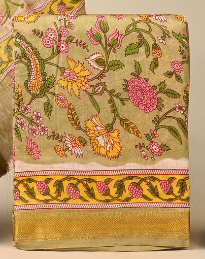 Maheshwari Silk Suit Set