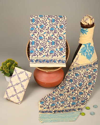 Cotton Suits with Cotton Dupatta