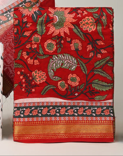 Maheshwari Silk Suit Set