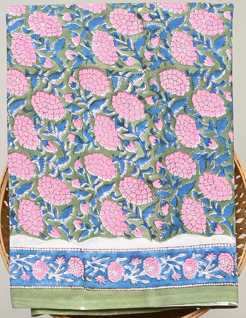 Cotton Suit with Chanderi Dupatta