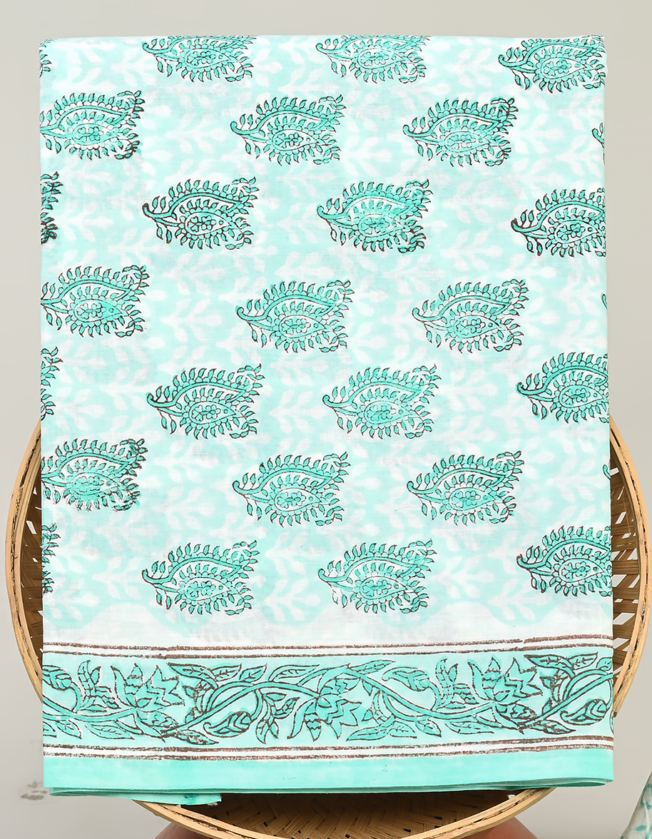Cotton Suit with Chanderi Dupatta