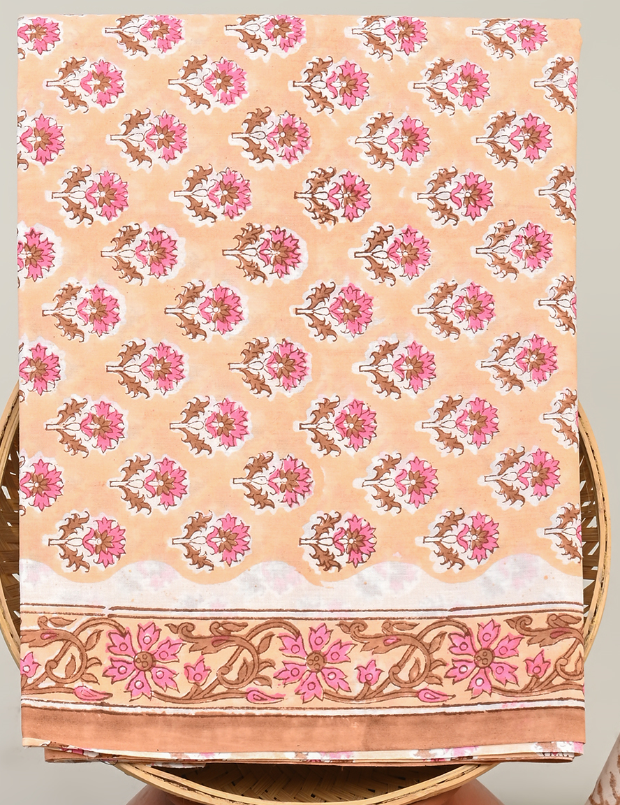 Cotton Suit with Chanderi Dupatta