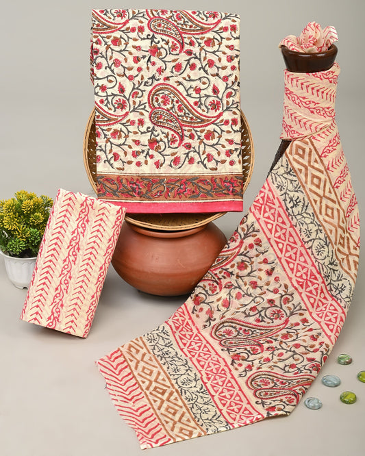 Cotton Suits with Cotton Dupatta