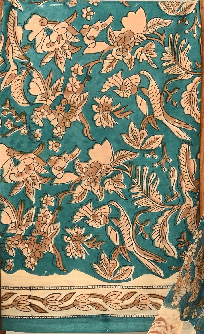 Cotton Suit with Chiffon Dupatta