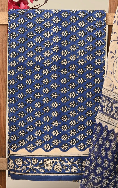 Cotton Suit with Chiffon Dupatta