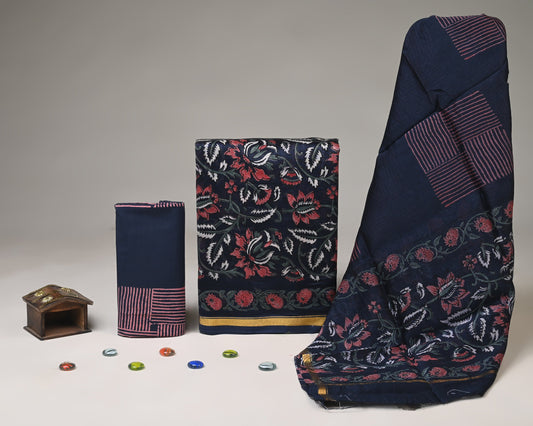 Chanderi Silk Suit Set